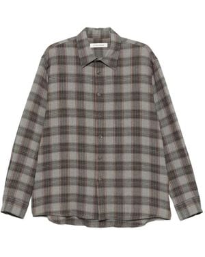 sunflower Studio Checked-Pattern Shirt - Grey