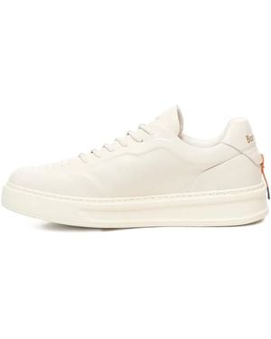 Baracuta Leather Lace-Up Trainers - White