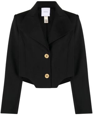 Patou Technical Wool Twill Jacket - Black