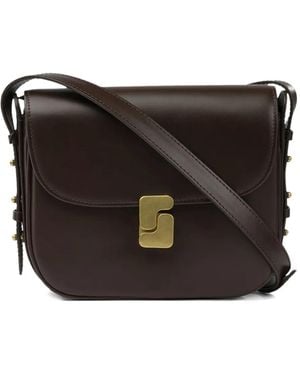 Soeur Mini Belissima Leather Crossbody Bag - ブラック