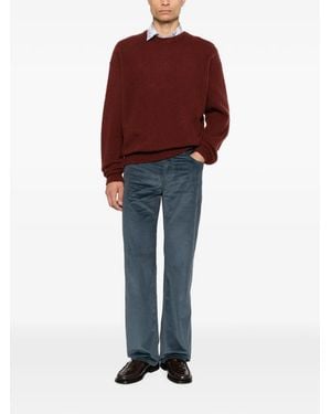 Roberto Collina Pullover Mit Rundhalsausschnitt - Rot
