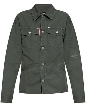 DSquared² Distressed Shirt - Green