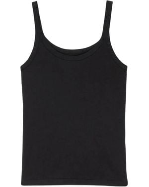 The Great Scoop-Neck Tank Top - Black