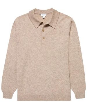 Sunspel Polo - Natural