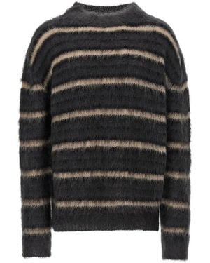 Marni Striped Sweater - Black