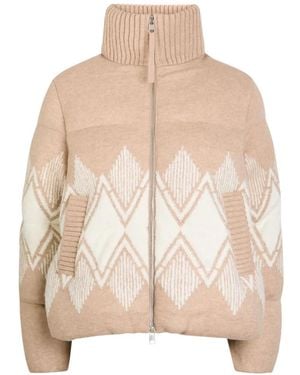 Varley Padded Knit Jacket - Natural