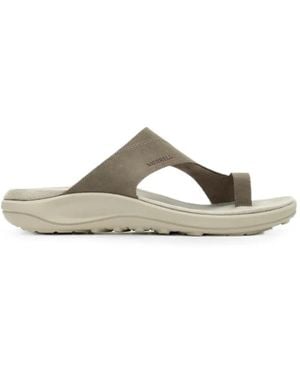 Merrell District 4 Luxe Post Sandals - Natural