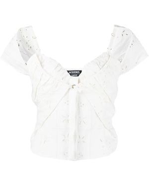 Jacquemus Le Tovallo Blouse - White