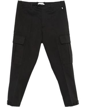 NEW YORK RESIDENT Cargo-Pockets Straight-Leg Pants - Black