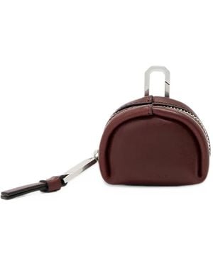 AllSaints Rosalie Leather Airpod Case - Brown