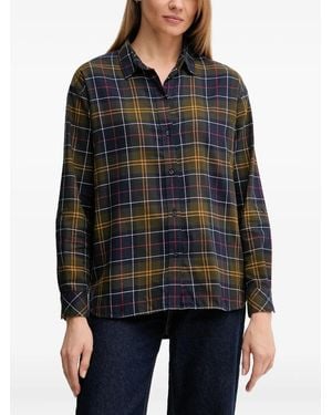 Barbour Plaid Buttoned Shirt - Black