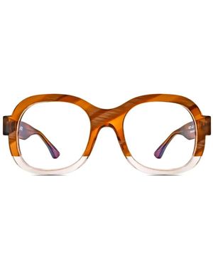 Thierry Lasry Lunettes De Vue Frosty À Monture Carrée - Marron