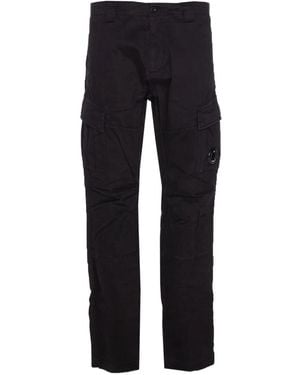 C.P. Company Cotton Cargo Trousers - Blue