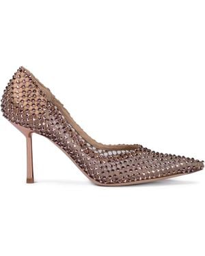 Le Silla 90Mm Gilda Crystal-Embellished Mesh Court Shoes - Pink