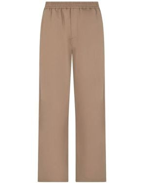 ARMANI EXCHANGE Elasticated-Waistband Pants - Natural