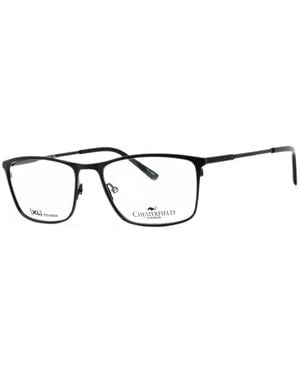 Chesterfield Rectangle-Frame Glasses - White