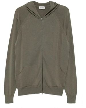 John Smedley Hoodie Smed - Vert