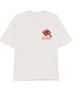 Melt Graphic-Print T-Shirt - White