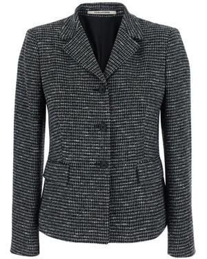 Tagliatore Daria Tweed Jacket - Black