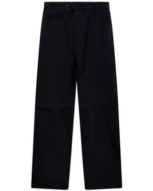 DARKPARK Belted Paneled Pants - Blue