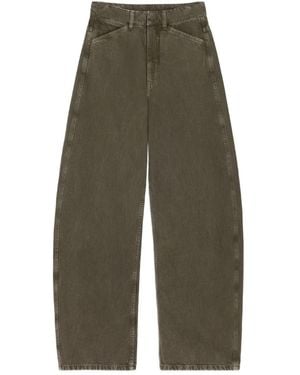Lemaire Wide-Leg Jeans - Green