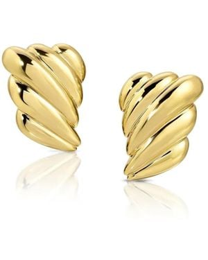 Anita Ko 18K Rose Earrings - Metallic