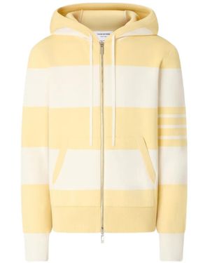 Thom Browne Hector 4-Bar Hoodie - Yellow