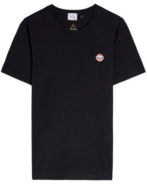AN-Y1 Logo-Detail T-Shirt - Black