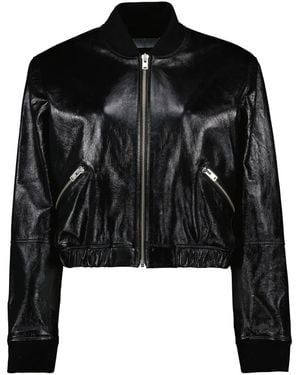 IRO Bomberjacke Aus Leder - Schwarz