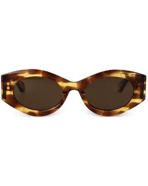 Alaïa Gafas De Sol Con Montura Cat Eye - Marrón