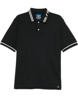 SPORT b. by agnès b. Logo-Badge Polo Shirt - Black