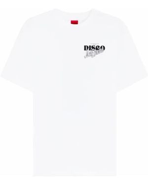 HUGO プリント Tシャツ - ホワイト