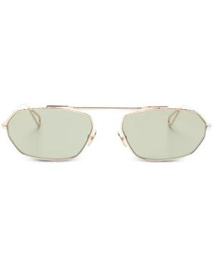 Ahlem Anjou Geometric-Frame Sunglasses - White
