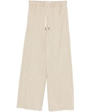 Circolo 1901 Pantalon À Rayures - White