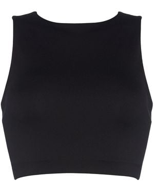 Eres Laura Cropped Top - Black