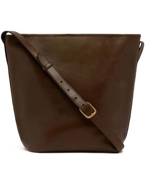 Bally Beckett Leather Shoulder Bag - Brown