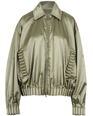 RAXXY Veste Zippée À Fronces - Green