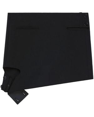 Courreges Cut-Out Mini Skirt - Black