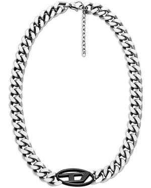 DIESEL Collar De Cadena Barbada Dx1635931 - Negro