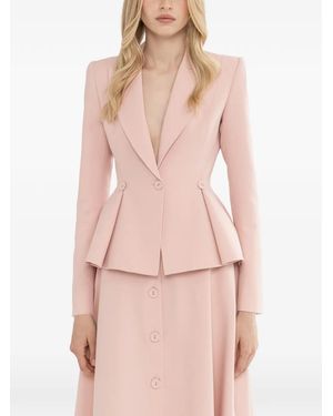 Nissa Single-Breasted Blazer - Pink