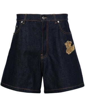 Off-White c/o Virgil Abloh Off Pantalone - Blue