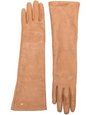 Max Mara Lambskin Gloves - White