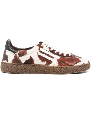 PURAAI Carolina Sneakers Met Patroon - Bruin