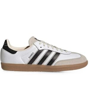 adidas Samba Trainers - White