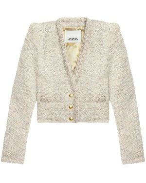 Isabel Marant Gwendoline Jacke - Weiß
