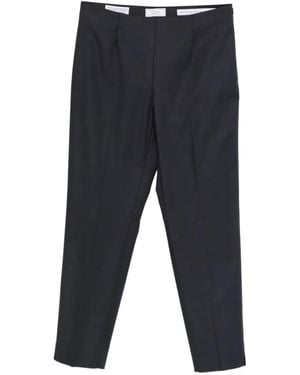 Peserico Pressed-Crease Tapered Trousers - Blue