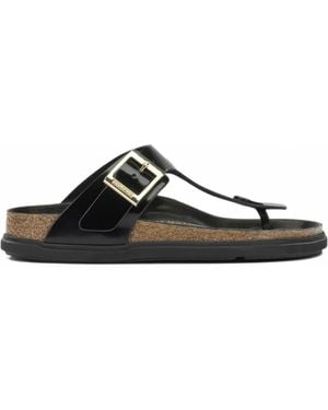 Birkenstock Gizeh Droplet Buckle Sandals - Black