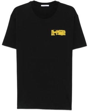 Givenchy Paris Paint Print T-Shirt - Black