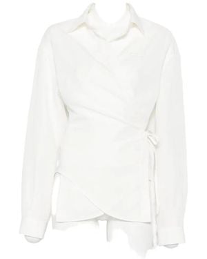 DIESEL Blouse À Design Cache-Cœur - White