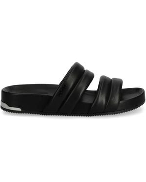 DKNY Sandalias con logo - Negro